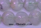 CFL1210 15.5 inches 14mm flat round green fluorite gemstone beads