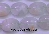 CFL1218 15.5 inches 12*16mm oval green fluorite gemstone beads