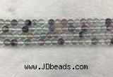 CFL1471 15.5 inches 6mm round AA grade fluorite gemstone beads