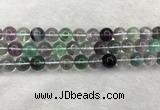 CFL1475 15.5 inches 13mm round AA grade fluorite gemstone beads