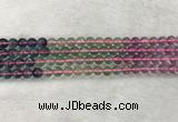 CFL1490 15.5 inches 8mm round rainbow fluorite gemstone beads