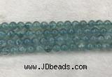 CFL1516 15.5 inches 8mm round blue fluorite gemstone beads