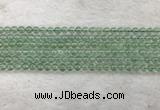 CFL1521 15.5 inches 4mm round green fluorite gemstone beads