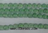 CFL601 15.5 inches 6mm round AB grade green fluorite beads wholesale