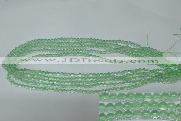 CFL610 15.5 inches 4mm round A grade green fluorite beads wholesale