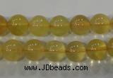 CFL803 15.5 inches 10mm round yellow fluorite gemstone beads