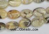 CFS210 15.5 inches 12*16mm oval natural feldspar gemstone beads