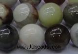 CFW18 15.5 inches 18mm round flower jade beads wholesale