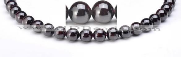 CGA02 10mm round natural garnet gemstone beads Wholesale