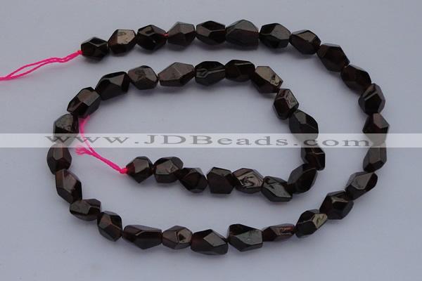 CGA16 15.5 15.5 inches 8*10mm garnet nugget gemstone beads