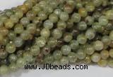 CGA201 15.5 inches 4mm round natural green garnet beads