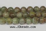 CGA203 15.5 inches 8mm round natural green garnet beads