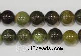 CGA204 15.5 inches 10mm round natural green garnet beads