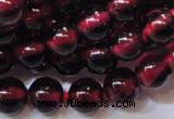 CGA357 15 inches 4mm round natural red garnet beads wholesale