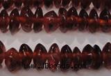 CGA380 15 inches 2*4mm rondelle natural red garnet beads wholesale