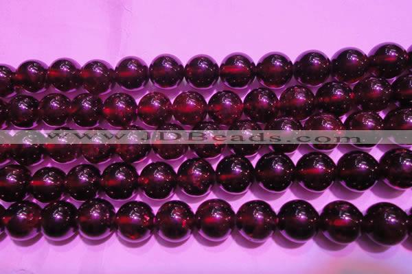 CGA420 15.5 inches 8mm round natural red garnet gemstone beads