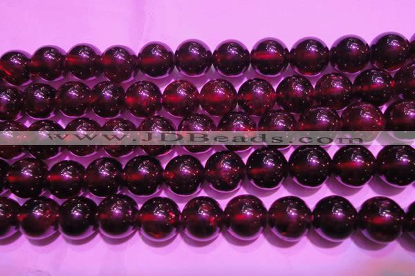 CGA421 15.5 inches 10mm round natural red garnet gemstone beads