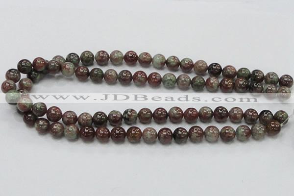 CGA50 15.5 inches 10mm round red green garnet gemstone beads