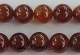 CGA512 15.5 inches 8mm round AA grade yellow red garnet beads