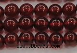 CGA608 15.5 inches 7mm AA grade round natural orange garnet beads