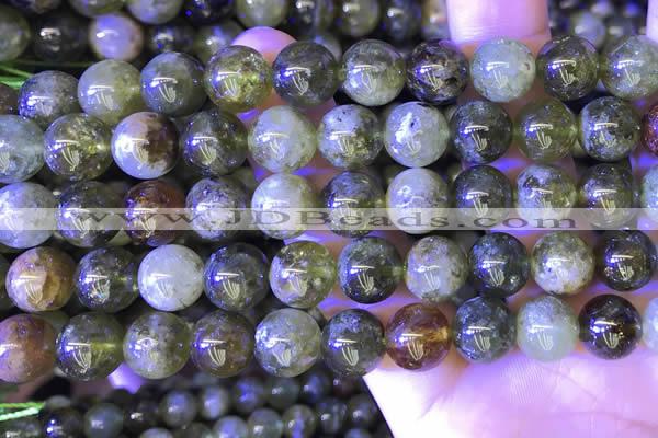 CGA702 15.5 inches 10mm round green garnet beads wholesale