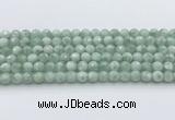 CGA912 15.5 inches 8mm faceted round green angel skin beads wholesale