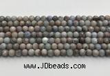 CGA920 15.5 inches 6mm faceted round blue angel skin beads wholesale