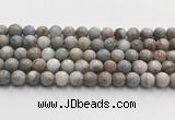 CGA921 15.5 inches 8mm faceted round blue angel skin beads wholesale