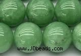 CGA932 15 inches 10mm round green angel skin beads