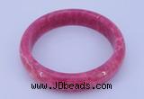 CGB201 Inner diameter 60mm fashion dyed rhodochrosite gemstone bangle