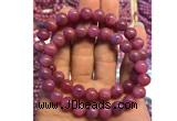 CGB2502 7.5 inches 8mm round ruby gemstone beaded bracelets