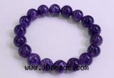 CGB2572 7.5 inches 11mm round charoite gemstone beaded bracelets