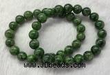 CGB2618 7.5 inches 10mm round diopside quartz beaded bracelets