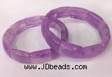 CGB2637 7.5 inches 14*21mm lavender amethyst bracelets wholesale