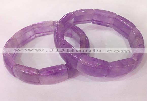 CGB2637 7.5 inches 14*21mm lavender amethyst bracelets wholesale