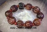 CGB3015 7.5 inches 16*20mm pumpkin agate bracelet wholesale