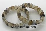 CGB3100 7.5 inches 8*15mm oval agate gemstone bracelets