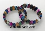 CGB3113 7.5 inches 8*15mm oval agate gemstone bracelets