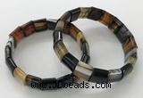 CGB3177 7.5 inches 12*15mm rectangle agate bracelets wholesale