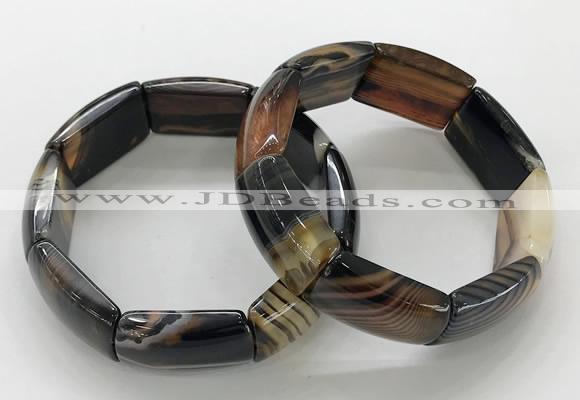 CGB3201 7.5 inches 18*29mm agate gemstone bracelets wholesale