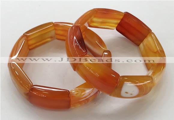 CGB3203 7.5 inches 18*29mm agate gemstone bracelets wholesale