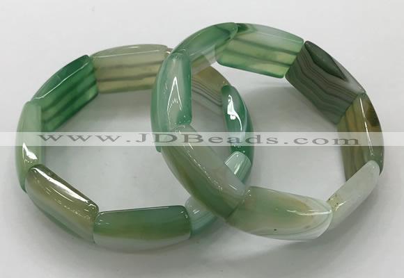 CGB3205 7.5 inches 18*29mm agate gemstone bracelets wholesale