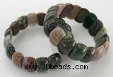 CGB3229 7.5 inches 12*20mm oval Indian agate bracelets