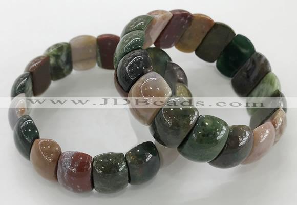 CGB3229 7.5 inches 12*20mm oval Indian agate bracelets