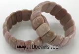 CGB3253 7.5 inches 12*25mm oval rhodochrosite bracelets