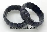 CGB3305 7.5 inches 10*20mm faceted oval lapis lazuli bracelets