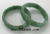 CGB3338 7.5 inches 10*15mm rectangle green aventurine bracelets