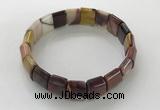 CGB3340 7.5 inches 10*15mm rectangle mookaite bracelets