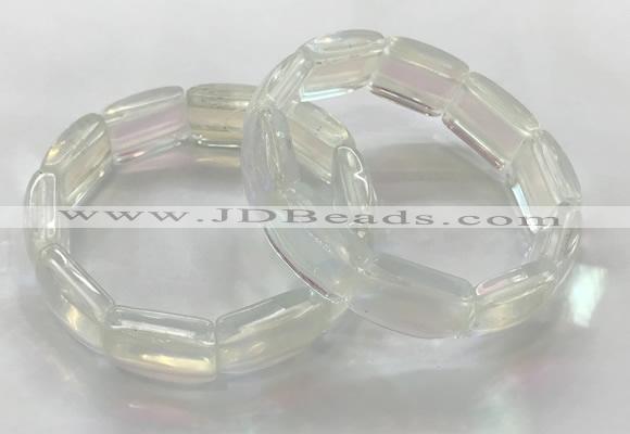 CGB3404 7.5 inches 15*21mm synthetic moonstone bracelets