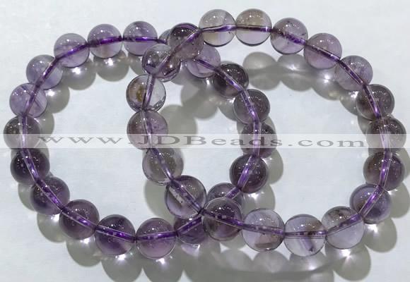 CGB4008 7.5 inches 10mm round ametrine beaded bracelets